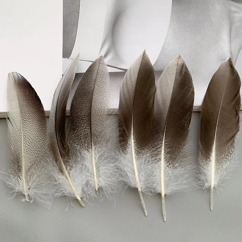 

Натуральные перья дикой утки 10-17 см, украшение для одежды своими руками, аксессуары ручной работы для платья и костюмов