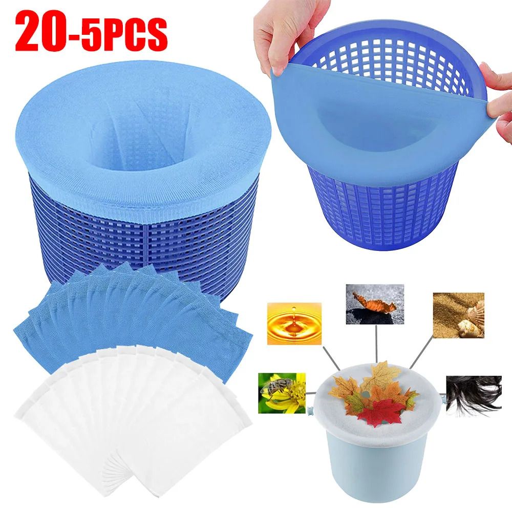 5-20 Stück Schwimmbad Filter Pool Skimmer Socken Blatt Schmutz Filter Wassertank Schwimmbad Reiniger Werkzeuge Pool Zubehör