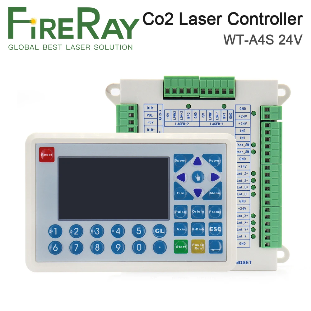 FireRay Co2 Laser Controller System TL410C for Laser Engraving and Cutting Machine Replace Lite Ruida Leetro WT-A4