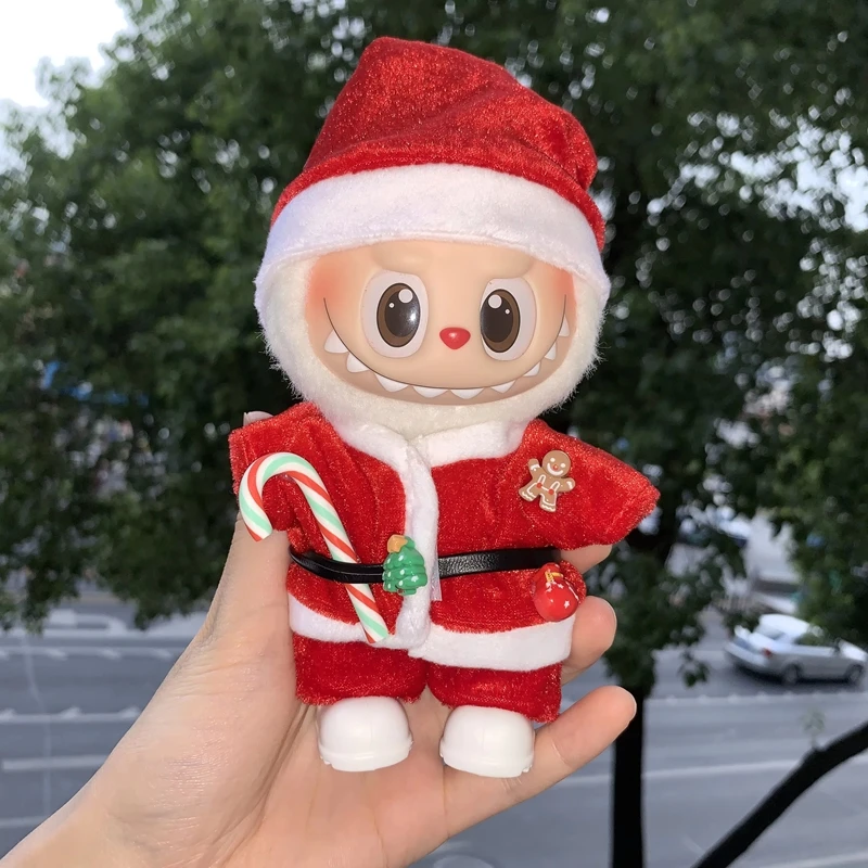 

Labubu Clothes Christmas Collection Dress Up Santa Claus Snowman Role Playing Cute Costumes (No Dolls) Christmas Present