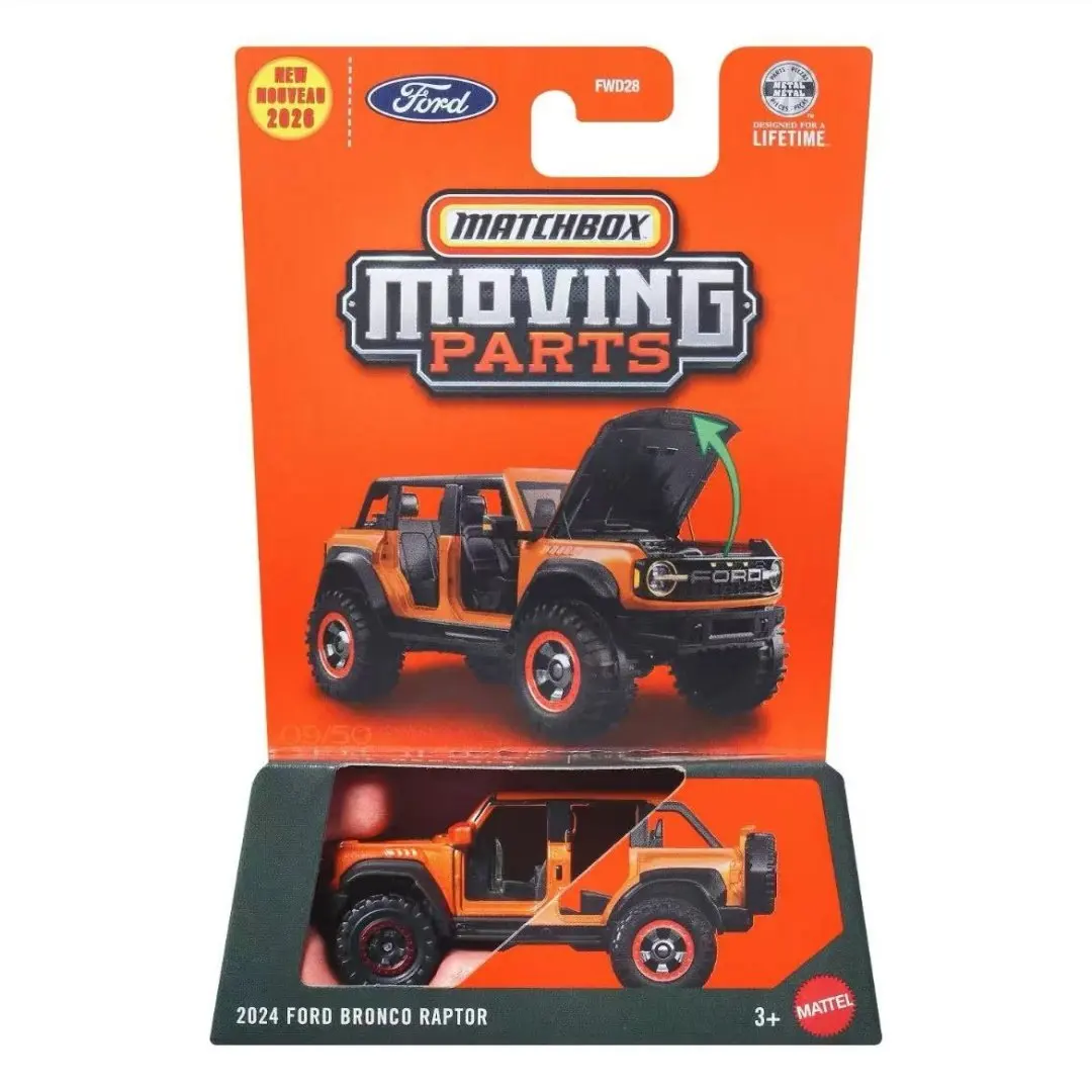 26B Coche de Juguete Original Matchbox con Piezas Móviles Ford Bronco Raptor Lexus Is500 Gs400 Modelo de Vehículo Juguetes FWD28 Colección para Niños Regalos