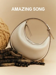 Increíble Song media luna bolsa pequeña