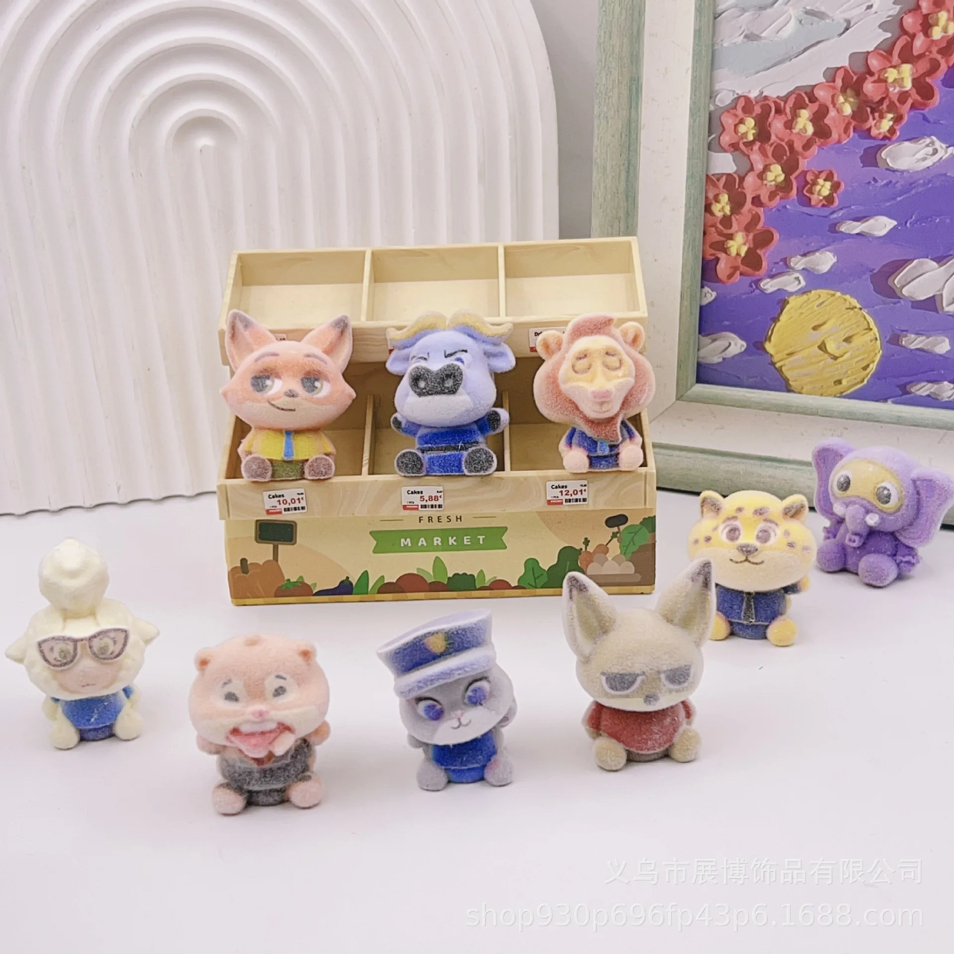 Zootopia Cartoon Niedlichkeiten Ornamente Accessoires