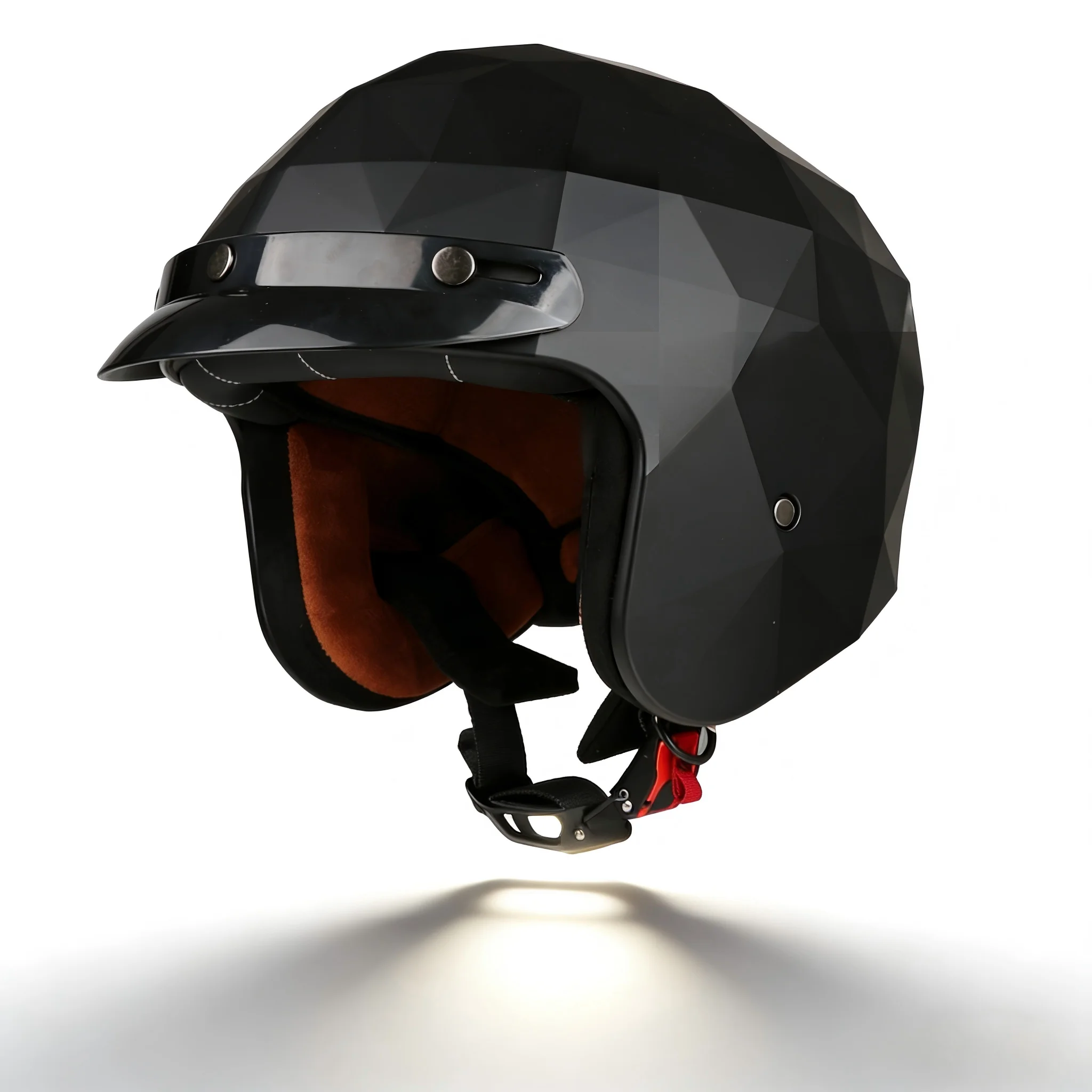 

Классический ретро мотоциклетный шлем 3/4 подходит для всех сезонов, подходит для мужчин и женщин, защитный шлем для электрического велосипеда