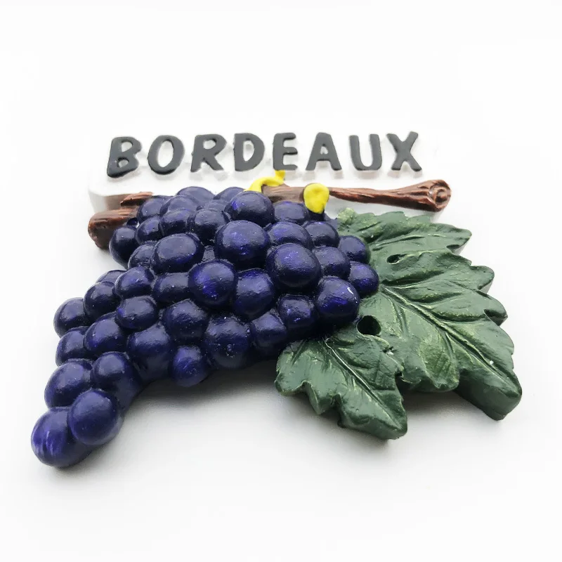 Bordeaux 3D refrigerator magnets Travel souvenirs Refrigerator magnets Decorative supplies Collection arts and crafts gifts