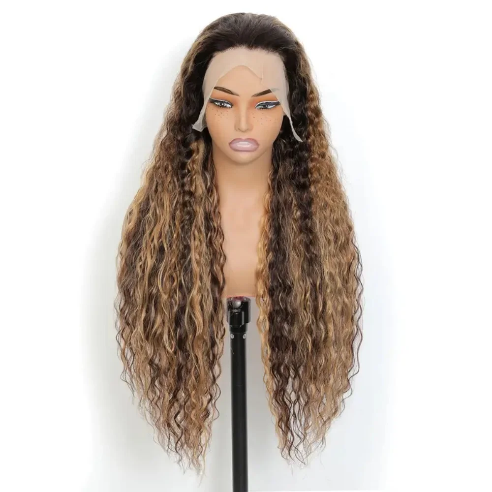 Парик из человеческих волос 13 х4 дюймов с эффектом омбре