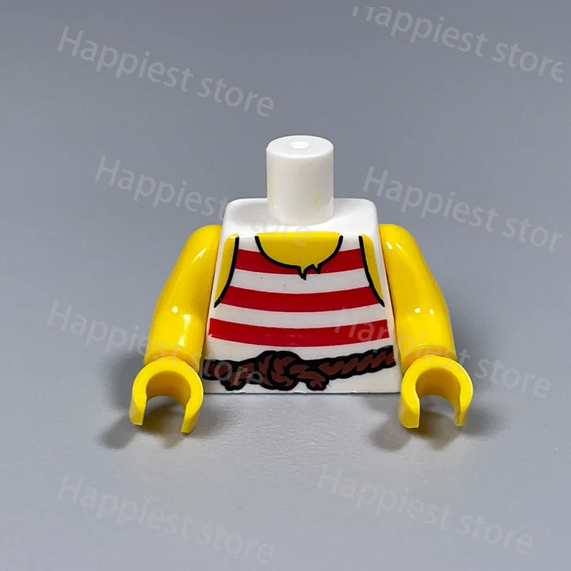 MOC – figurines de ville, corps, mains, jambes, bras, briques, blocs de construction, accessoire en tissu, médecins, agriculteur, travailleur, policier, jouets assemblés