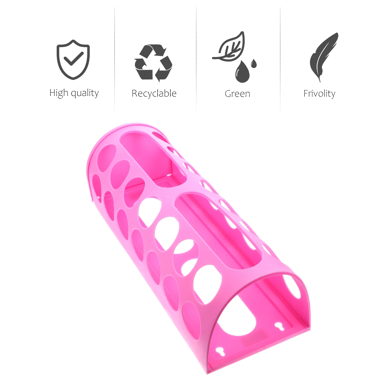 

14 Hole Plastic Vinyl Storage Rack for Rolled Paper Craft Wrapping Display Detachable ganizer Thick Easy Access Rust