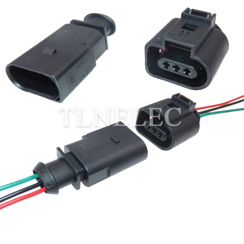 3 Pin Cách Tự Động Nam Nữ Lắp Ghép Kết Nối Ô Tô Cảm Biến Nhiệt Độ Kín Ổ Cắm Có Dây 1J0973703 1717888-1 1J0973803