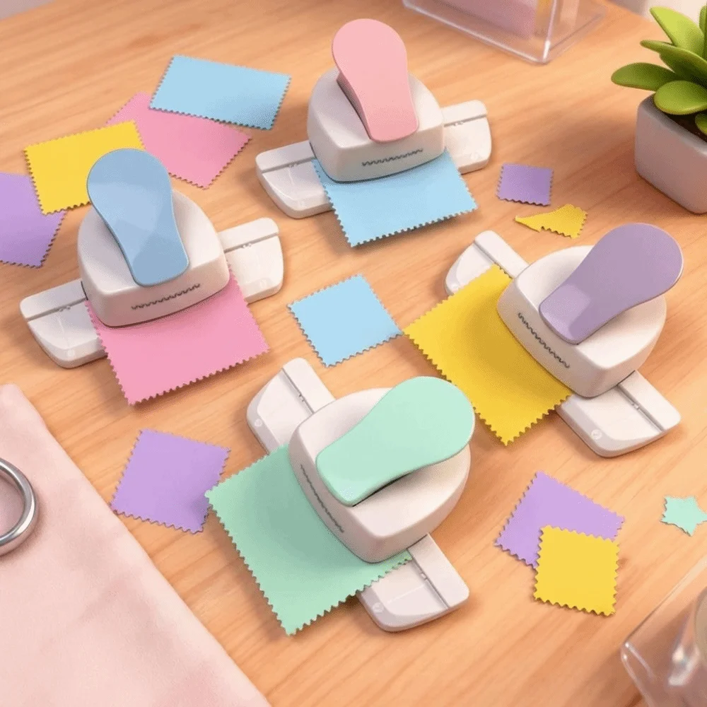 Labor Saving Stamp Border Punch 3.3cm DIY Toothed Puncher Embosser Paper Cutting Cutting Craft Embossing Machine Scrapbooking