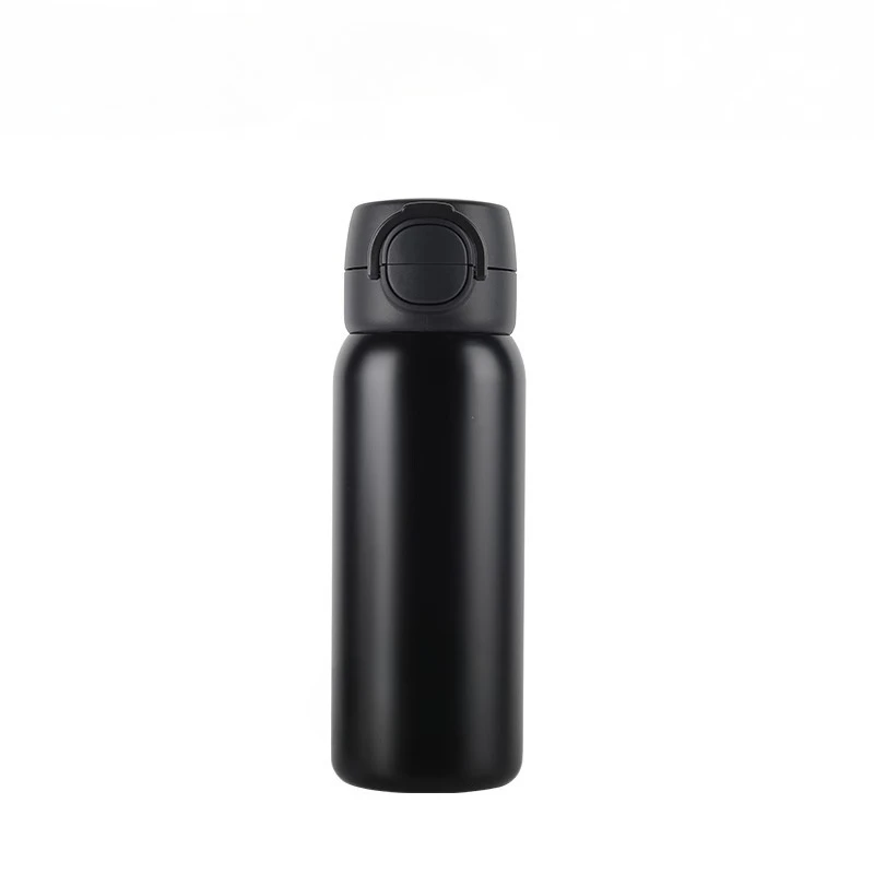 

Double drink thermos cup female high value cute portable water cups children school kettle straw cups