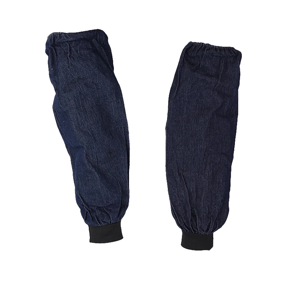 5 Pairs Denim Oversleeve Waterproof Oilproof Arm Sleeves Cover for Home Kitchen (Dark Blue) Oversleeve for Kitchen