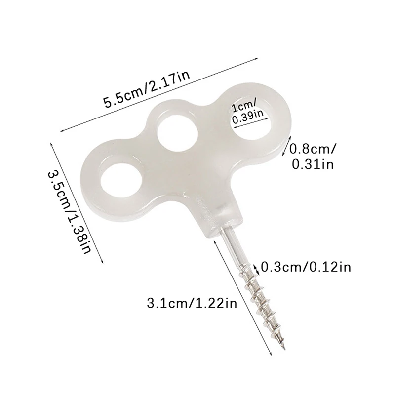 10/15pcs Camping GLOW Deck เล็บกลางแจ้งเดินป่าเต็นท์อุปกรณ์เสริม 3 หลุมสกรู Spikes Luminous Canopy PEGS Stakes