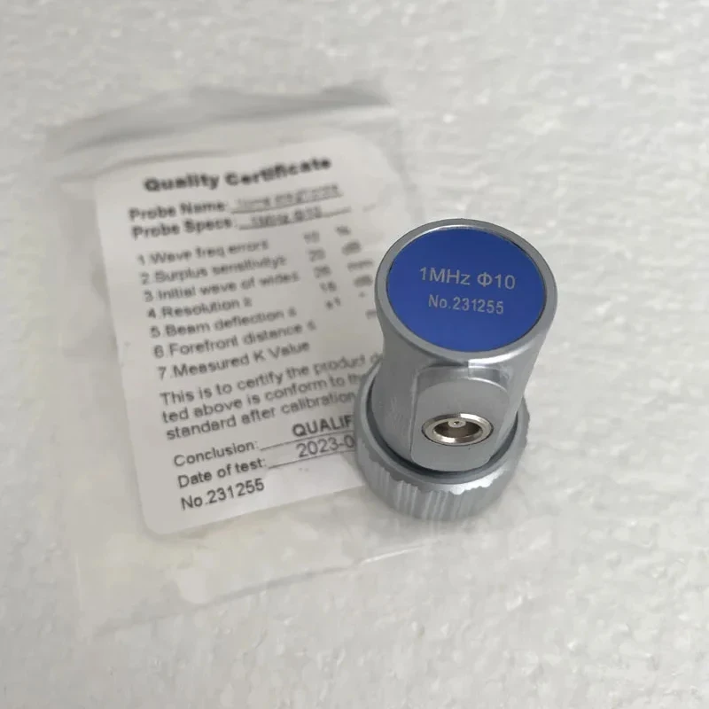 

10mm Straight Beam Probe Transducer Ultrasonic Flaw Meter
