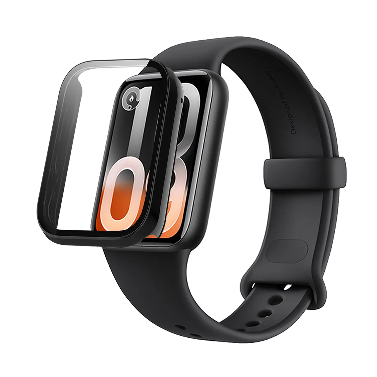 PC Case+Glass for Xiaomi Mi Band 10 Pro Protective Case Tempered Glass Screen Protector for Mi Band 9Pro 8Pro Bumper Accessories