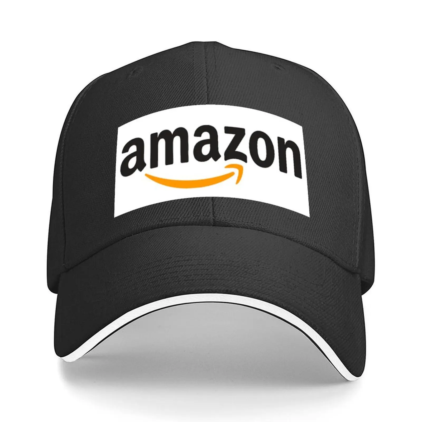 

Cool amazon logosticker and more Baseball Cap custom Hat luxury woman cap Sun Cap Streetwear Female Men's