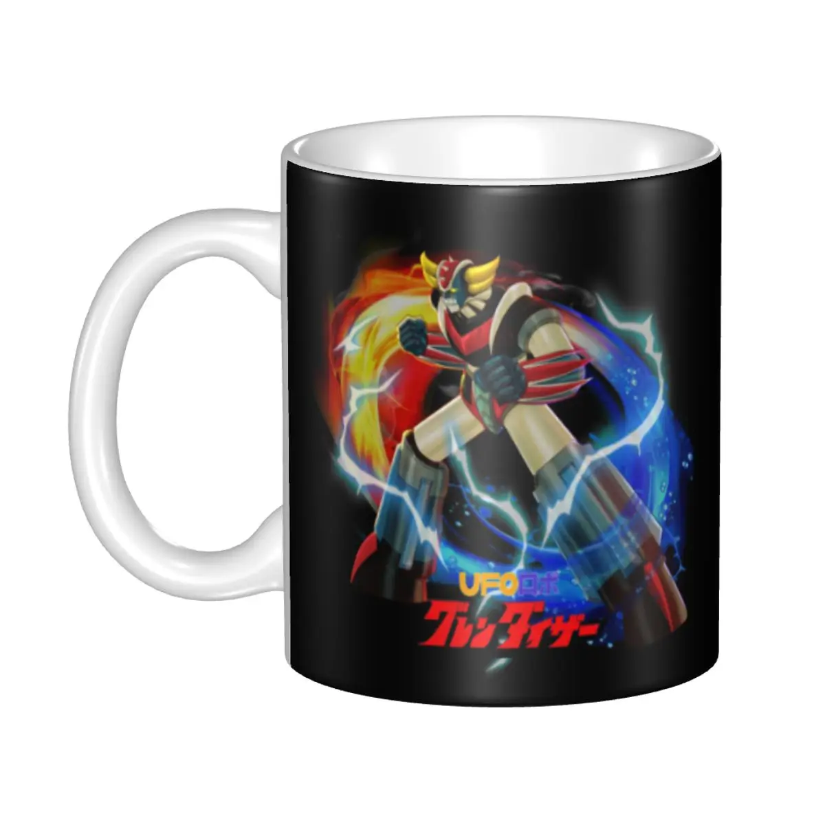 Tazas de Cerámica Personalizadas con Diseño de Anime UFO Robot Grendizer, Taza de Café Goldrake Mazinger Z, Regalo Creativo