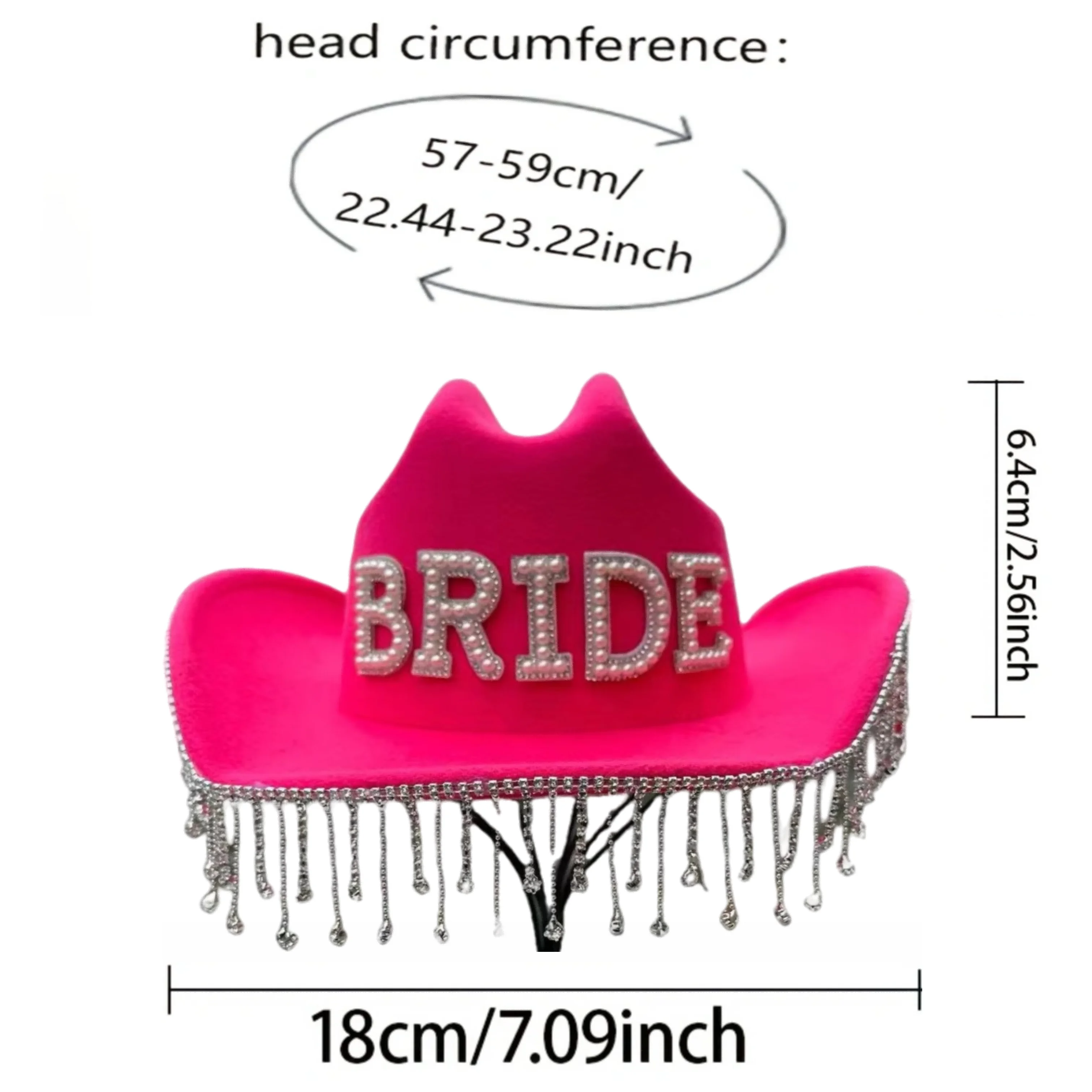 HongLuan Glitter Costume Hat Adult & Cowboy Hats Rhinestone for Woman, Cowboy Cosplay Female Accessories & Cowgirl Cap