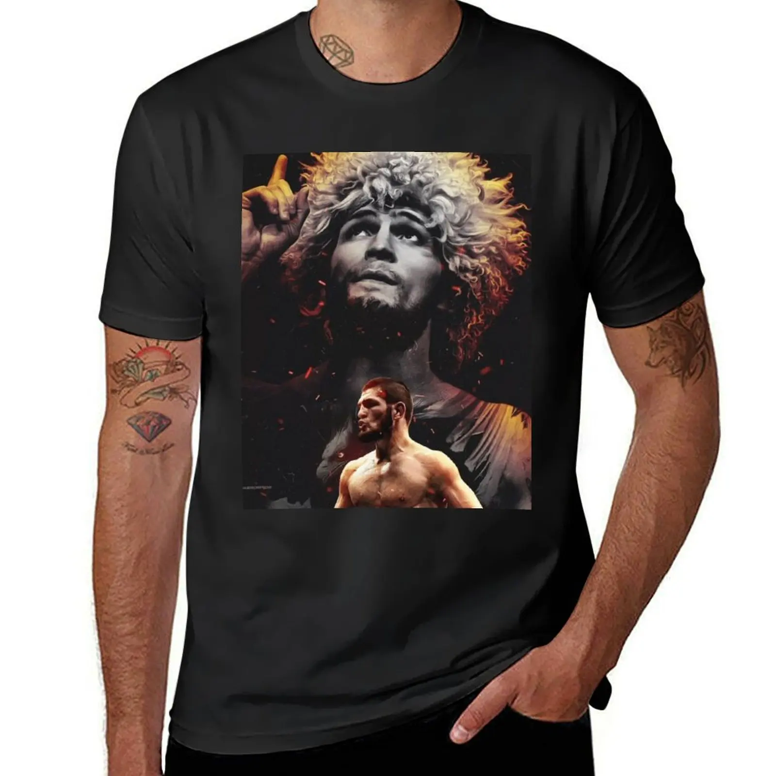 

Khabib Nurmagomedov T-Shirt funnys sports fans aesthetic clothes shirts graphic tees mens graphic t-shirts big and tall