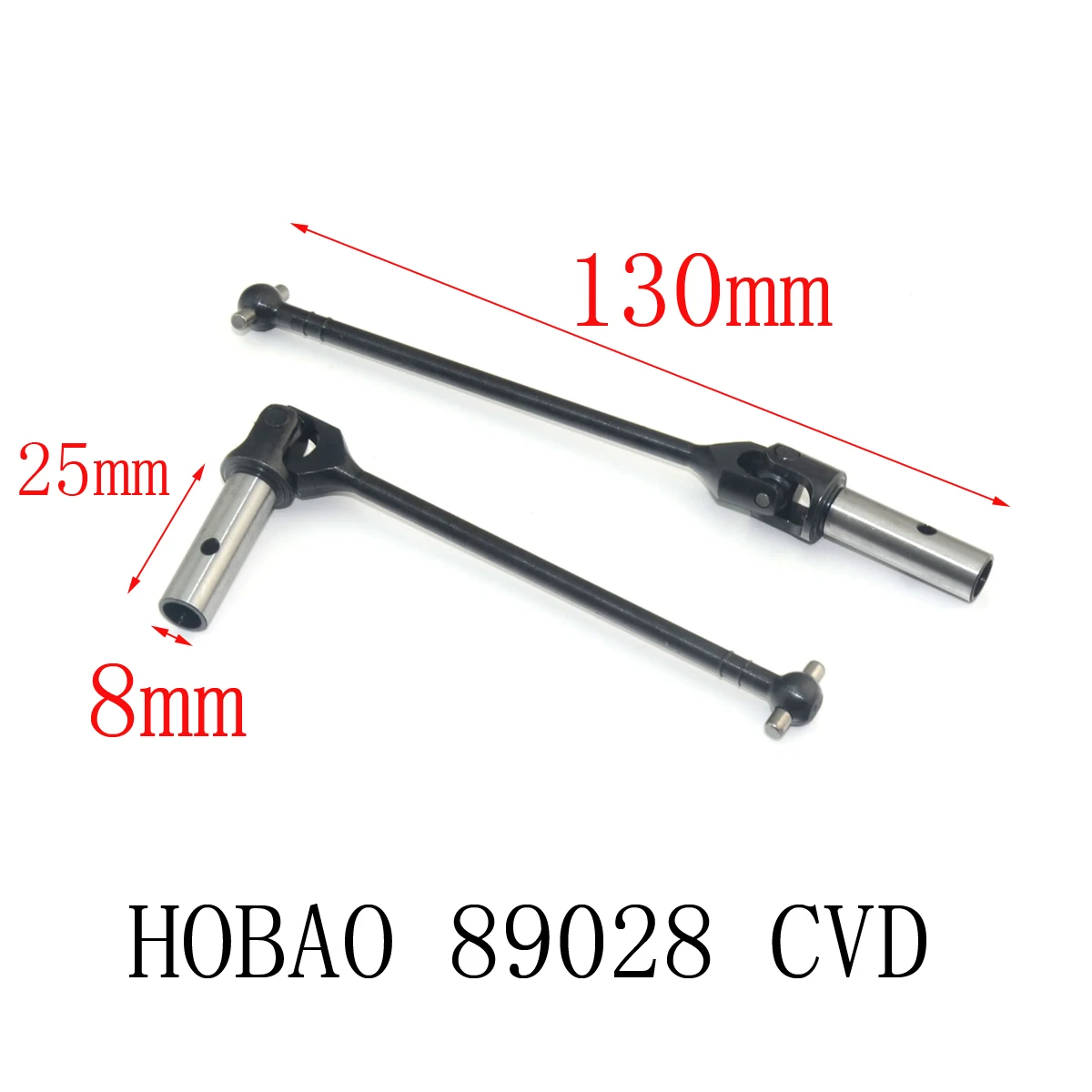 2PCS Drive Shaft OFNA/HOBAO RACING 89028 CVD SHAFT for 1/8 RC Car HYPER M9 8SC/STAR/STAR E