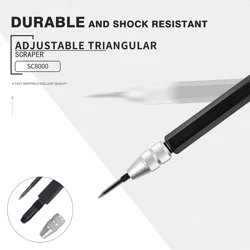 NOGA Adjustable triangle scraper BT8001 scraper deburring knife SC1300 SC8000 trimming knife deburring and trimming machine suit