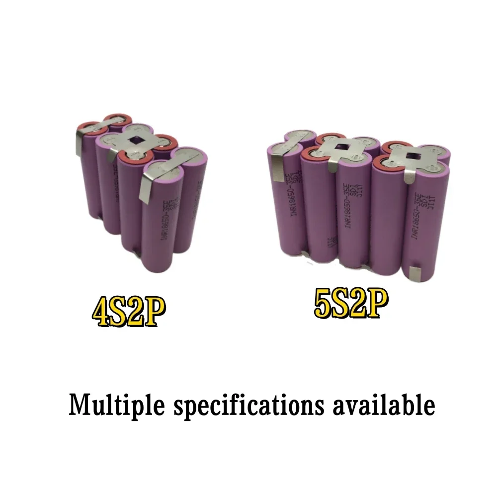 18650 بطارية 35E بطارية ليثيوم 10.8 فولت-18 فولت 7000 مللي أمبير ، بطارية مفك براغي مخصصة 18 فولت