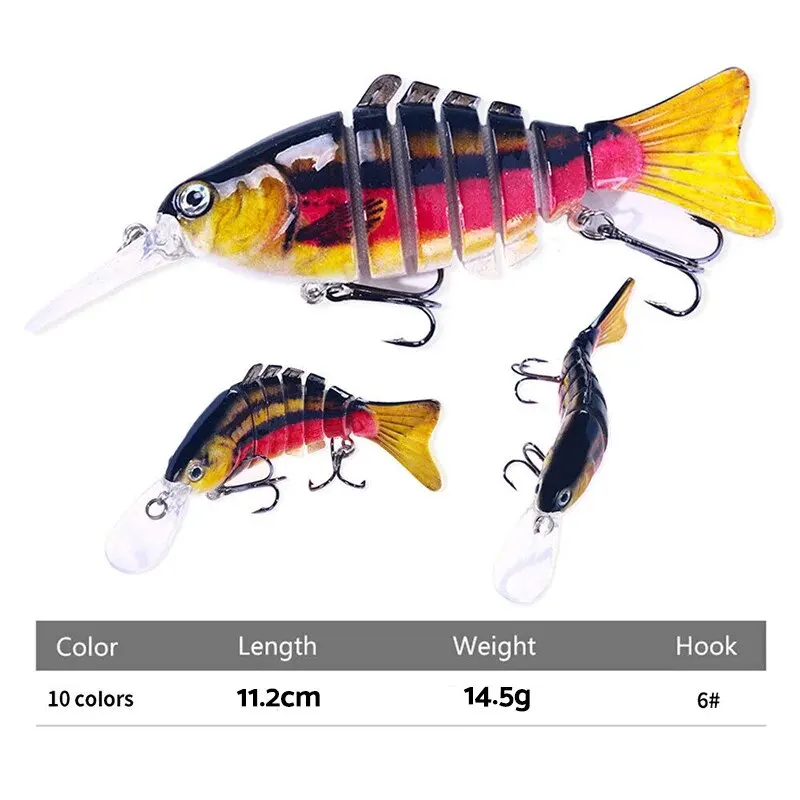 Multi Jointed Swimbaits Fishing Lure 14.5g 11.2cm Artificial Hard Fishing Bait 7 Segments Bionic Long Tongue Crucian Wobbler - AliExpress 18 Multi Jointed Swimbaits Fishing Lure 14.5g 11.2cm Artificial Hard Fishing Bait 7 Segments Bionic Long Tongue Crucian Wobbler - AliExpress 18