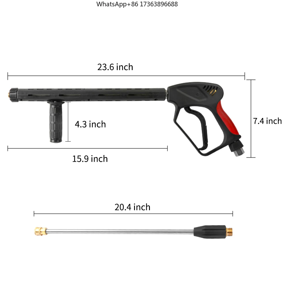 SPS 5000 PSI Water Spray  High Pressure Car Wash With Long Extension Rod