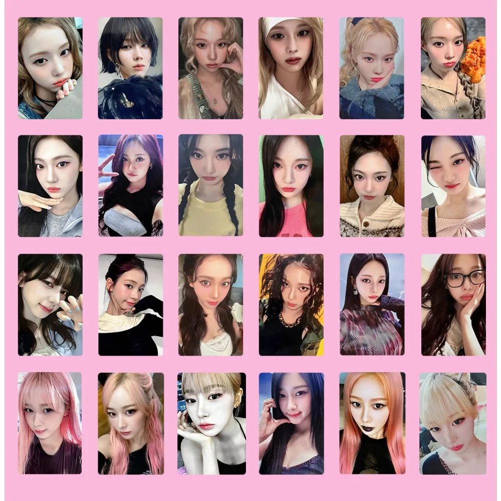 KPOP Korean Girl Group New Album Whiplash LOMO Card KARINA GISELLE WINTER NINGING Flash Cards Mini Photo Card Fans Gift