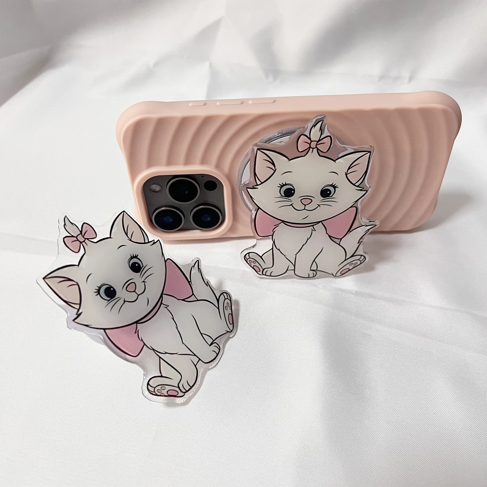 Корейский милый мультяшный кот, держатель для телефона Griptok, поддержка IPhone, Samsung, чехол для телефона, Grip Tok, розетка, кронштейн, подарок для девочки