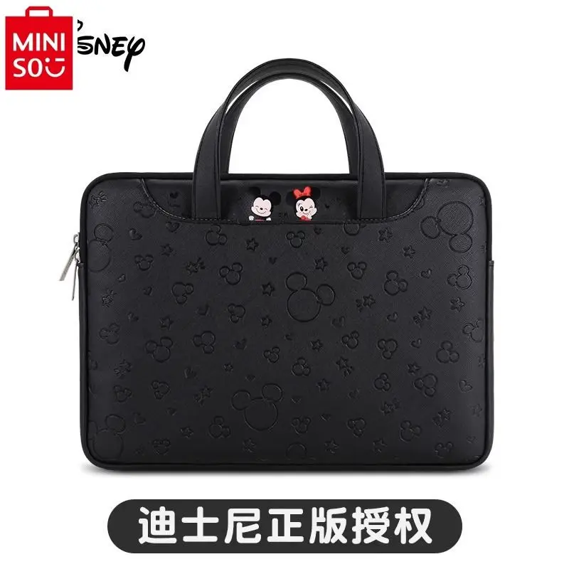 MINISO Disney Mickey Mini Laptop Bag Women\'s 14 inch Laptop Commuter 15 inch Handbag Protector