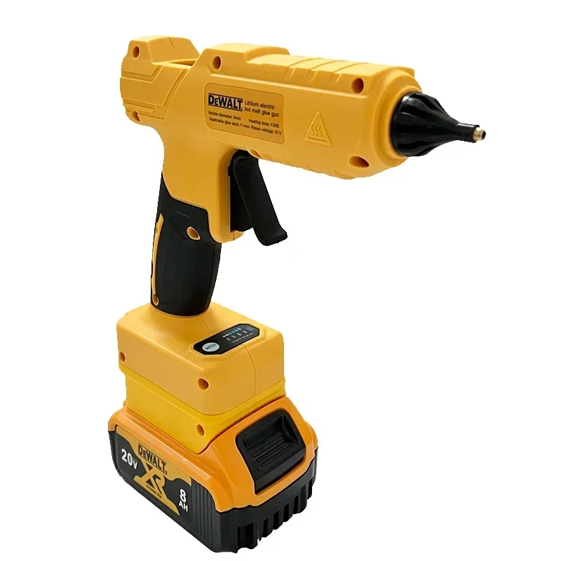 DEWALT Cordless Electric Handheld Hot Glue Gun Repair DIY Tool Hot Melt Welding Hot Air Gun Anti-scald Nozzle