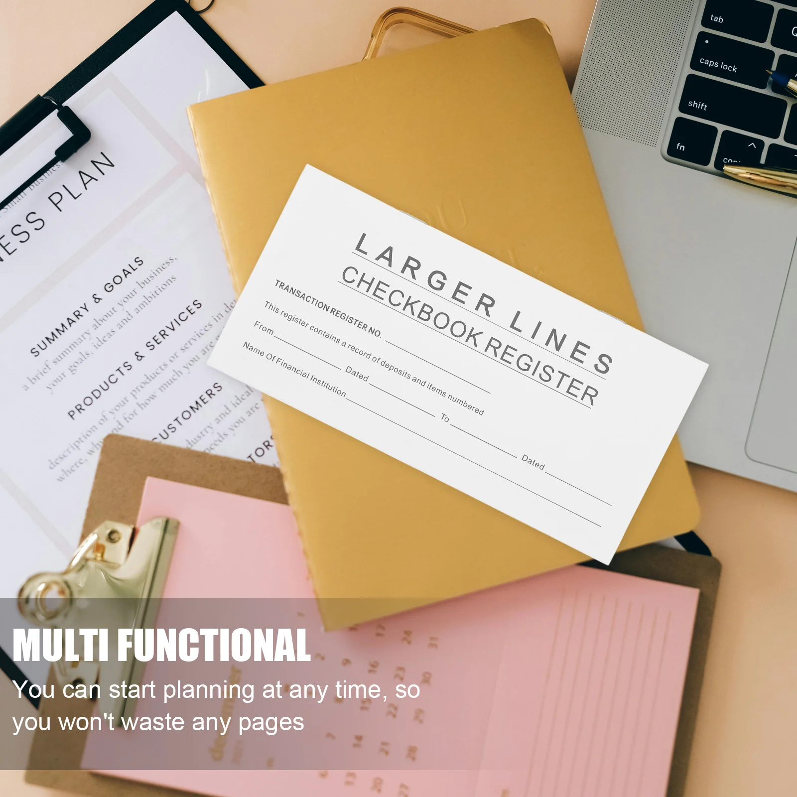 12 قطعة كتاب دفتر الأستاذ لكتاب الشيكات الشخصية خط كبير فحص السجلات المصرفية توفير المعاملات في الحساب