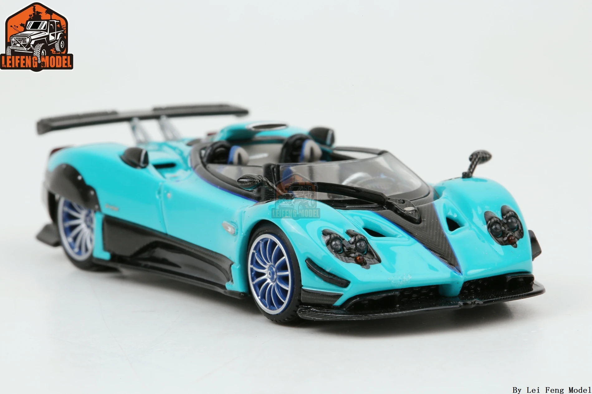 LCD 1:64 Pagani Zonda HP Barchetta Blue /Mint Green/ Pink Diecast Model Car