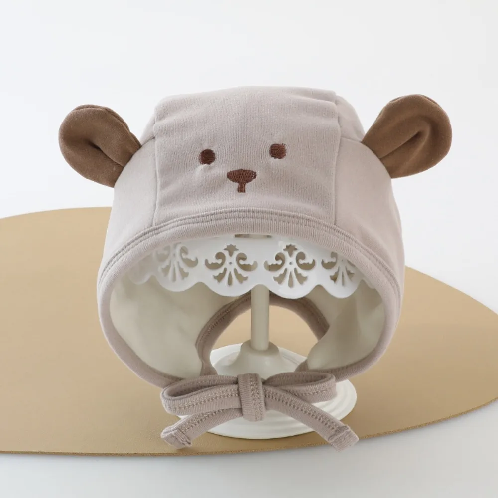 

Korean Cute Baby Fetal Cap Animals Polka Dot Newborn Beanie Hat Cartoon Warm Infant Bonnet Hat Photography Props