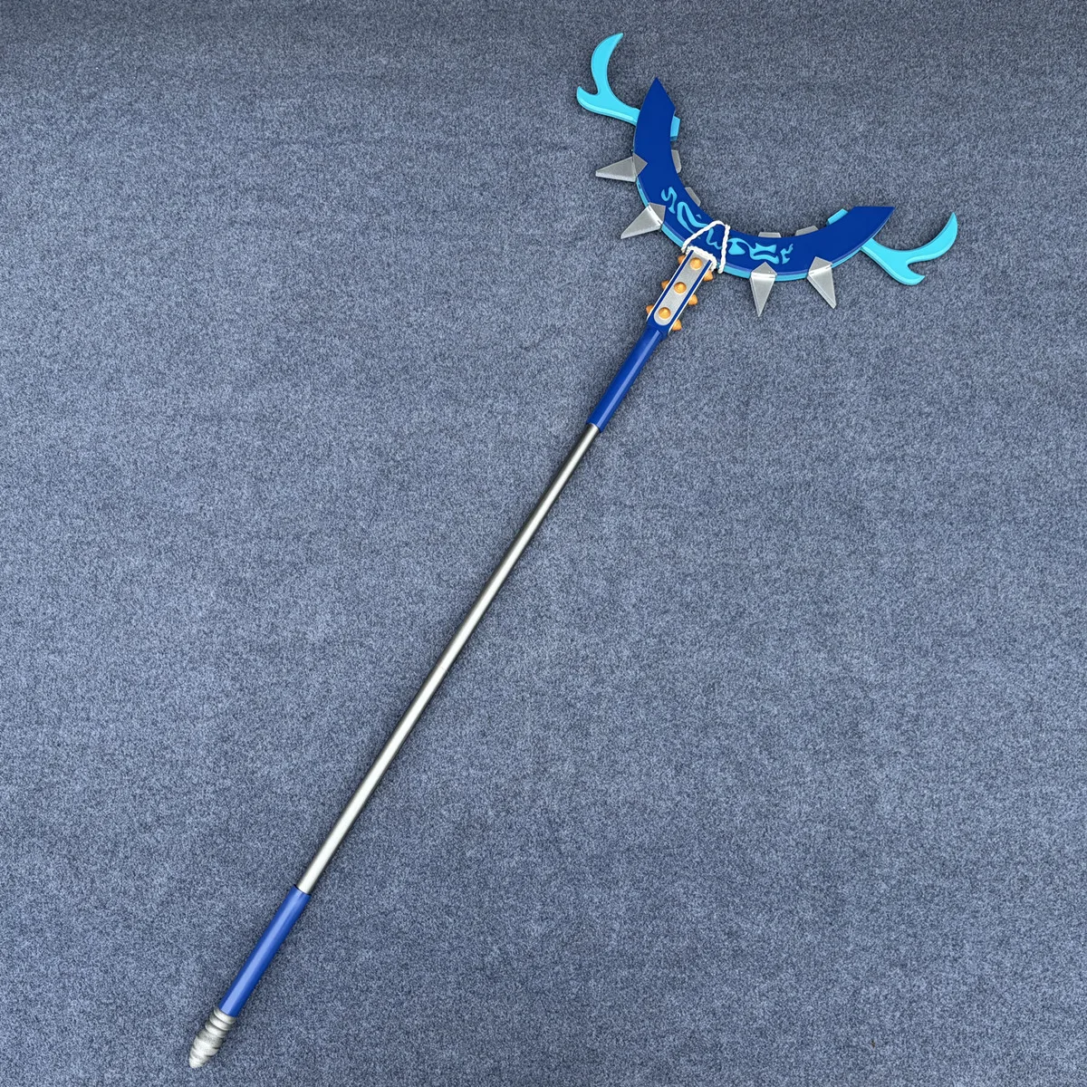 Anime Wasteland Ghosts Zanka Click‑clack Fork Staff Cosplay Props Halloween Party Carnival Exhibition Show Comic Con Accessory