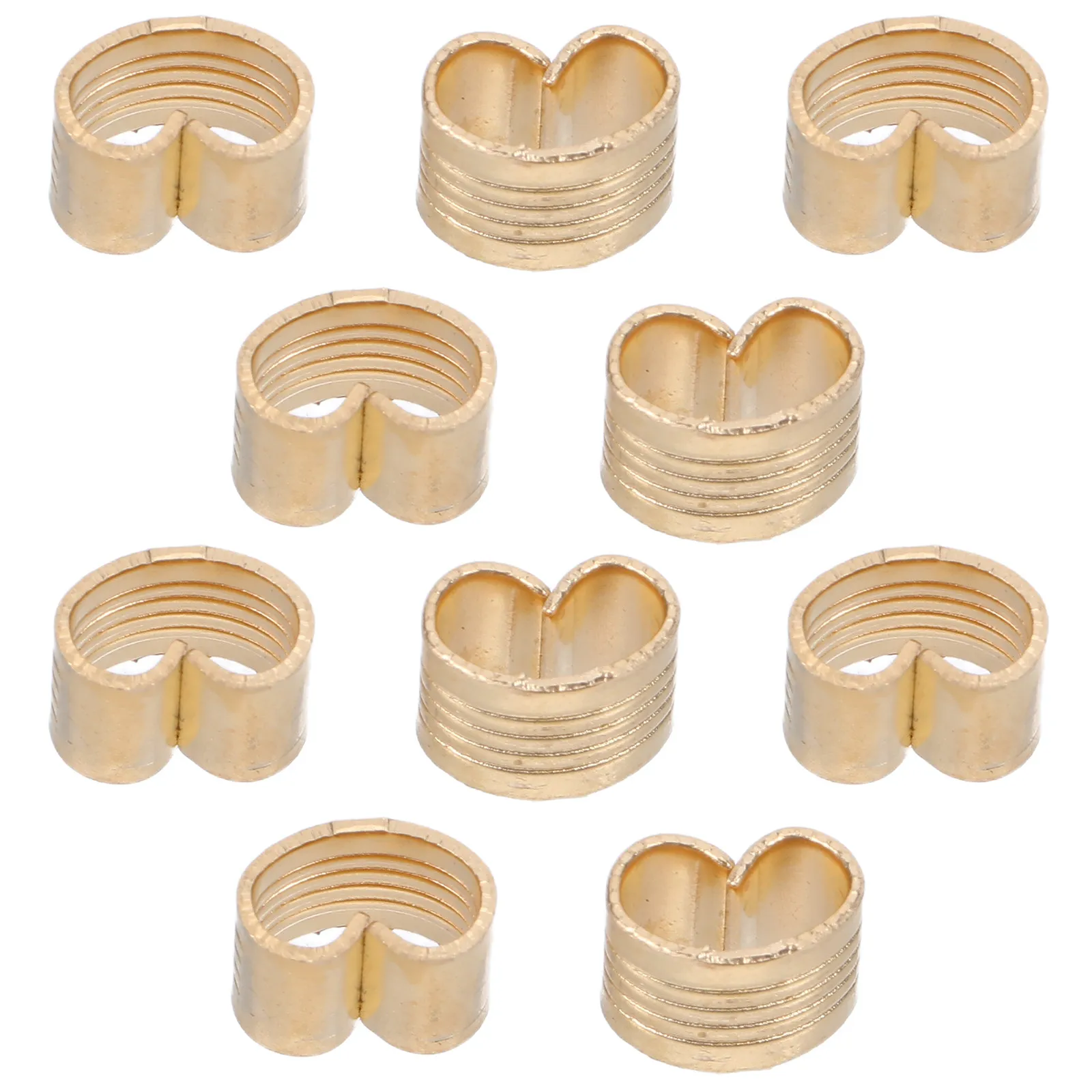 

10Pcs Crimp Ends for 3D Printer Gt2 Timing Belt Splice Connector Solderless Wire Terminal Fastening Buckle Repair