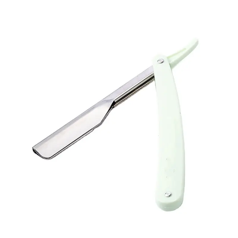 1Pcs คู่มือมืออาชีพตัดผมมีด Sharp Blade เครื่องโกนหนวดคิ้ว Eyebrow Trimmer ผม Trimmer สำหรับ Face คิ้ว Trimmers