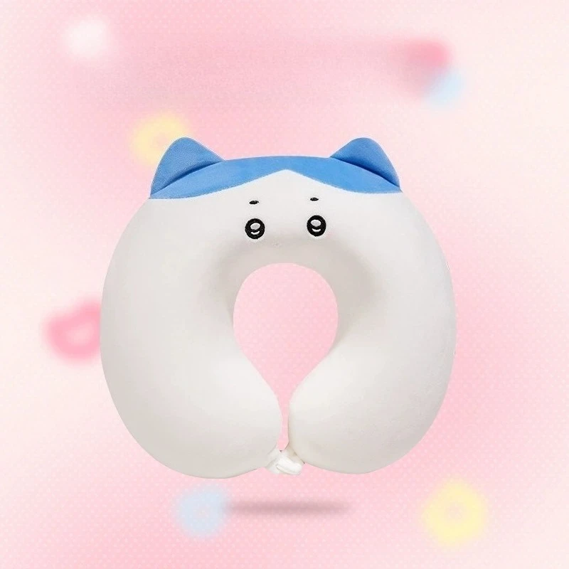 

Lovely Plush U-shaped Neck Pillow Comfortable Cartoon Travel Pillow Usagi Hachiware Nap Pillow Washable Girl Gifts