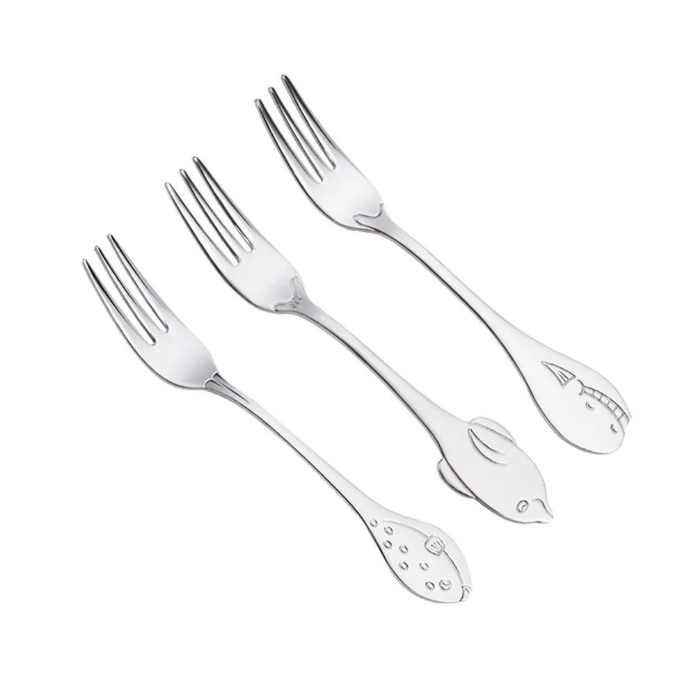Children Spoon High Quality Beautiful 304 Stainless Steel Creative Tableware Coffee Spoon Nordic Style Mirror Light Cartoon image 5