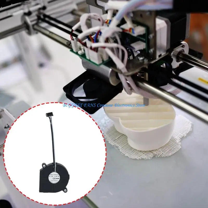 

5015 Double Ball Bearing Cooling Fan Low Noise For 3D Printer Parts