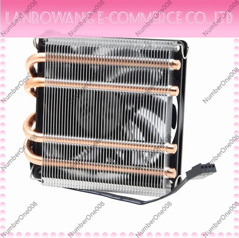 Low Profile CPU Cooler 4 Heat Pipes 39mm Height ITX Radiator with PWM Fan for LGA1700 115X AM4 view 3