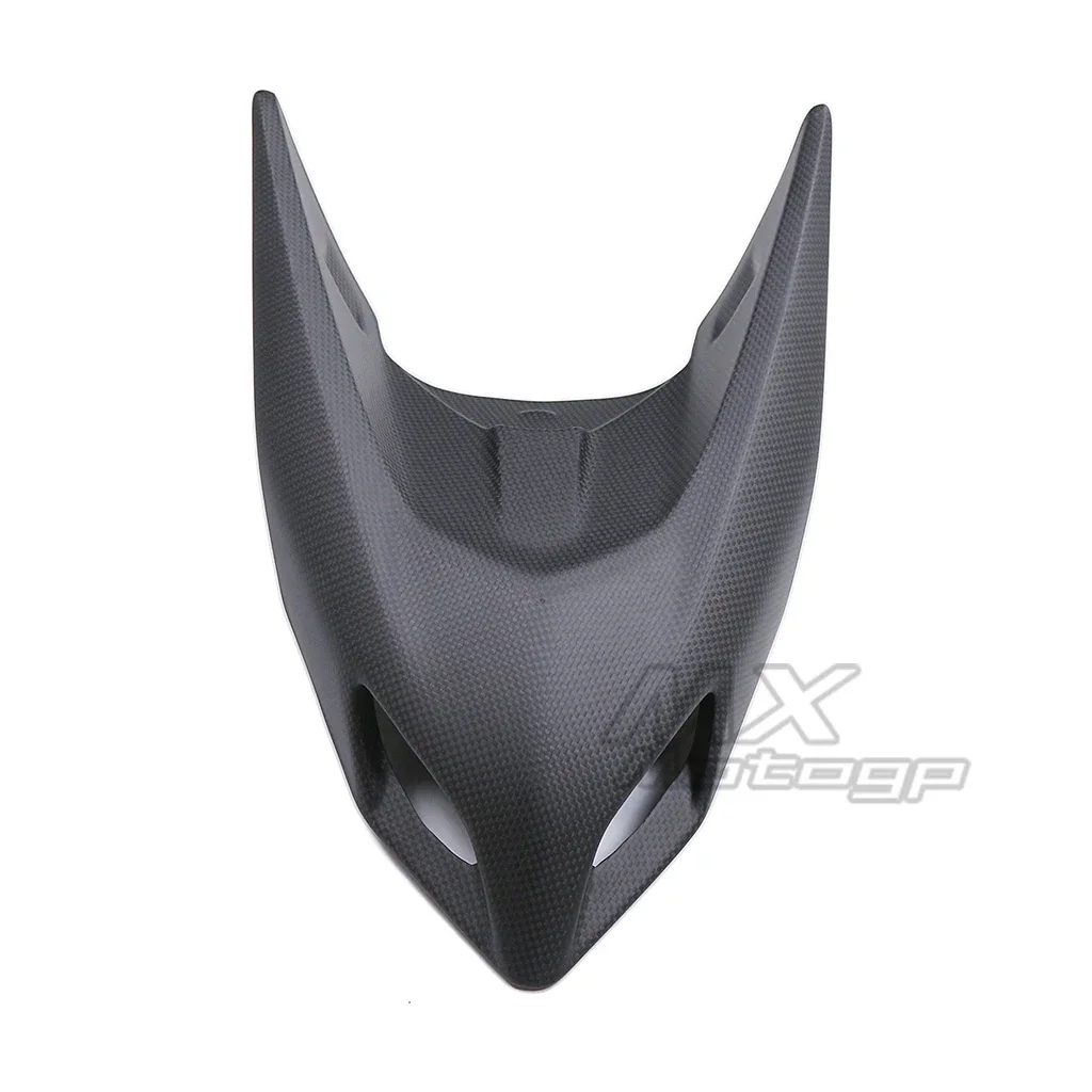 Carbon Fiber Front Nose Headlight Lower Fairing For DUCATI Hypermotard 950 SP RVE 2019-2023 Motorcycle Headlamp Cover Cowling