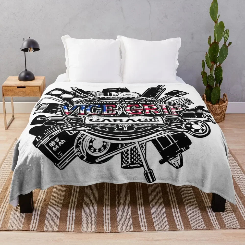 

Vice Grip Garage Throw Blanket Durable Warm Blanket for Daily Home Use