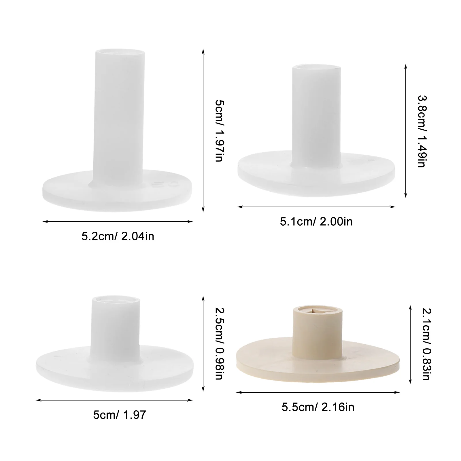 4 قطع من تي شيرتات الجولف المرنة المقاومة للاهتراء، تصميم ثابت، سهل التركيب، لوازم ممارسة الجولف