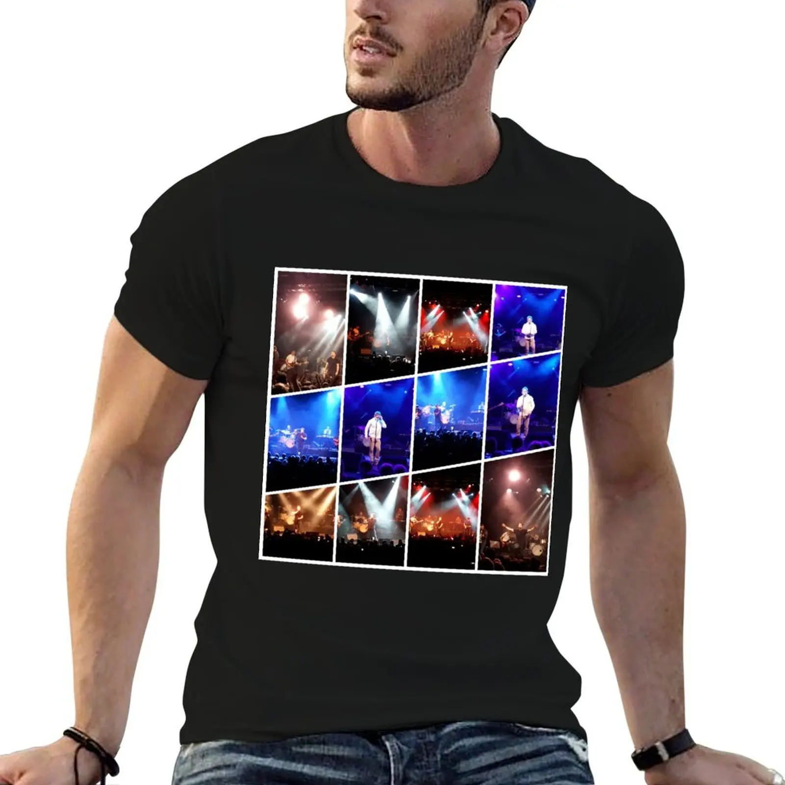 

anime tshirt t man Concert David shirts plain t cotton man Collage Duchovny shirt T-Shirt
