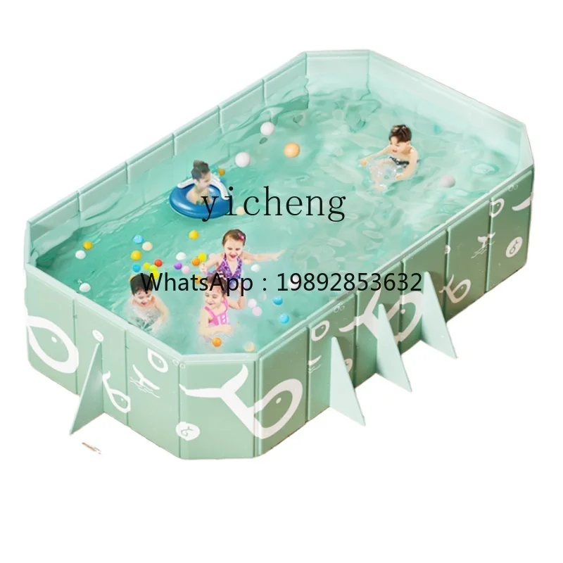 Swimming Pool Household Children's Inflatable-Free Foldable Pool Outdoor Large Bracket Swimming Pool