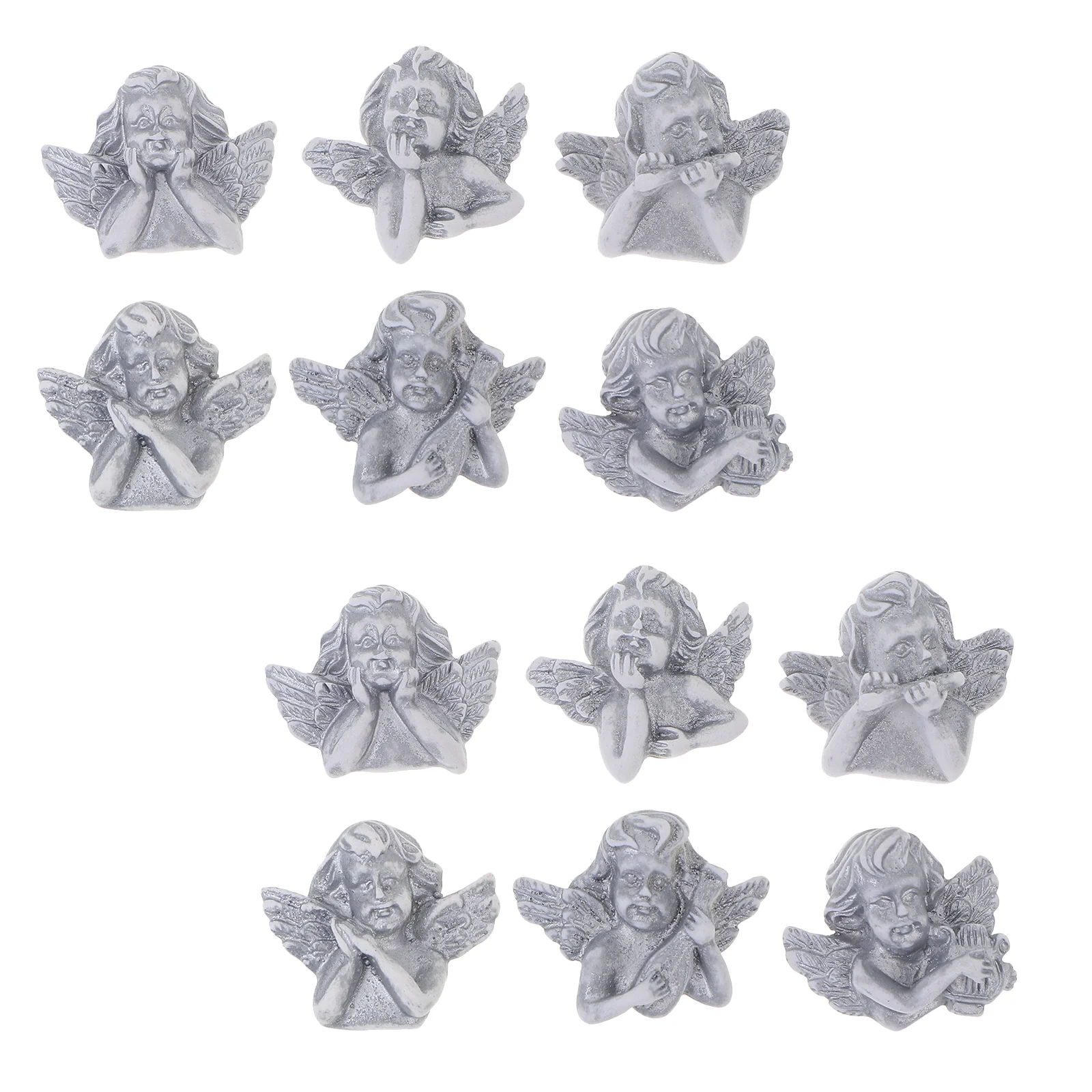 60 Pcs Angel Resin Accessories Phone Case Decor DIY Craft Adornment Charm Ornament Model