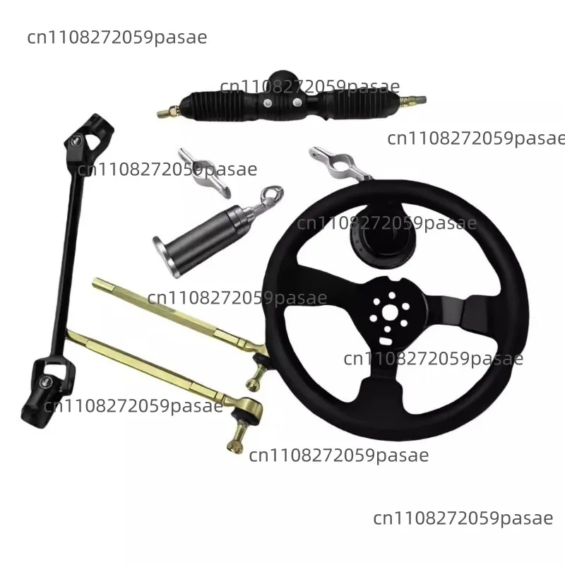 

Запчасти для четырехколесного электрического мотоцикла-карта: рулевой механизм 32-42 см, рулевое колесо, рулевая тяга, шаровой шарнир