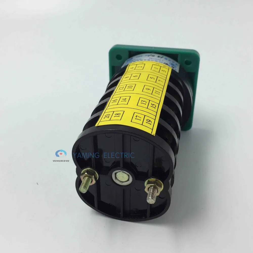 HZ5-20/4 5 phase on/off/on switch 20A 5 phase 4kw 380V silver contact changeover rotary cam switch